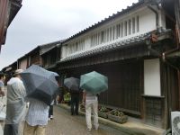 研修旅行　関宿散策中